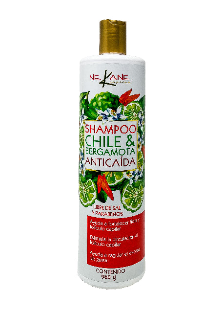 Shampoo Nekane Chile y Bergamota Anticaida 960g Emp 12