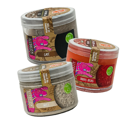 Combo MC Nails Spa Exfoliantes Paquete 3pza