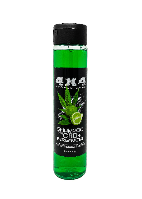Shampoo 4x4 CBD y Bergamota 500g