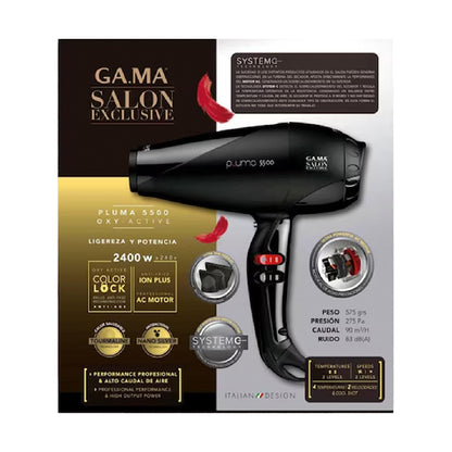 Secadora Gama Pluma 5500 Oxy Active 2100W