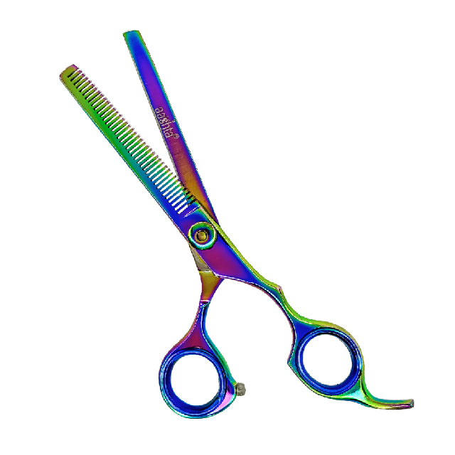 Combo Tijeras Aashta 6" Acero Tornasol PICBSK-95