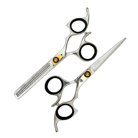 Combo Tijeras Aashta 6" Acero Plata PICBSK-85