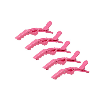 Pinza Cocodrilo VR Rosa 5pza TIJ116R