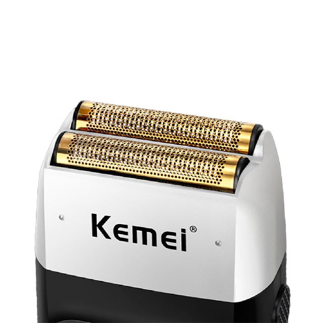 Shaver Kemei Negra y Plata KM-2026 Shaver y Trimmer
