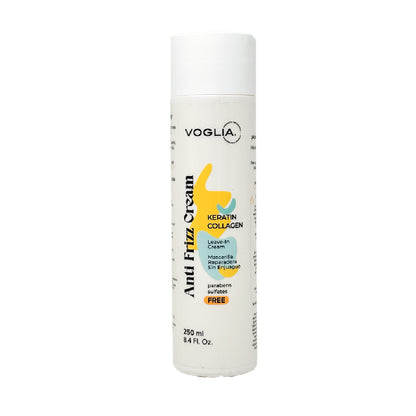Tratamiento Voglia Anti Frizz Cream Keratin Colageno 250ml
