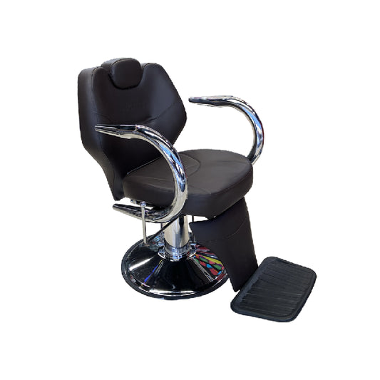 Silla Xiird Obsidiana Brazos Metal Cafe 152214 A