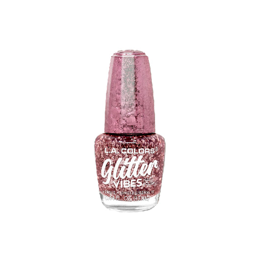 Esmalte La Colors Glitter Vibes Pink Bling CNL357