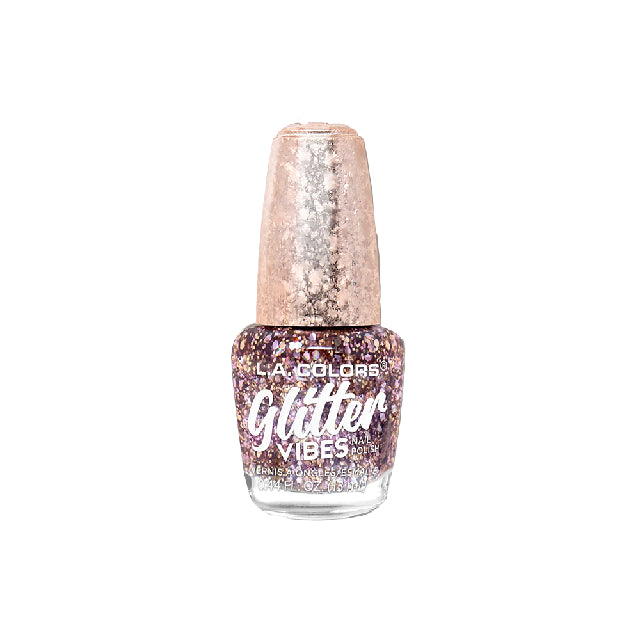 Esmalte La Colors Glitter Vibes Pure Blush CNL355