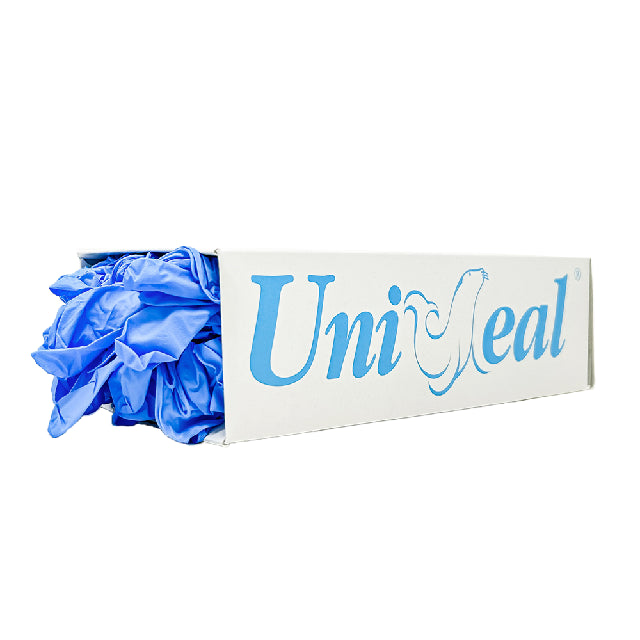 Caja Guante Uniseal Nitrilo AZUL MEDIANO 100 pza