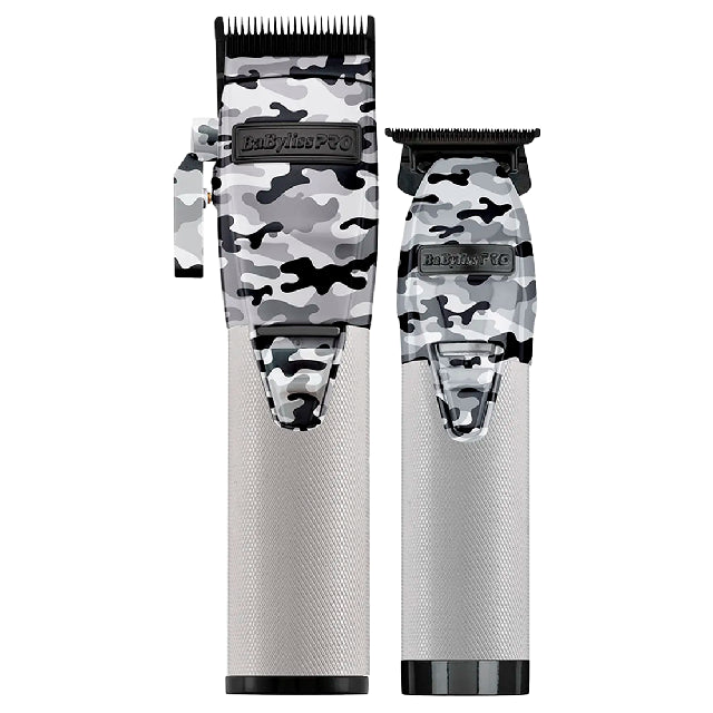 Combo Babyliss Limited FX Gris Camuflaje