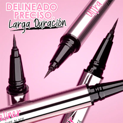 Delineador Pink Up Plumin Ultra Fine Eyeliner PKMFE01