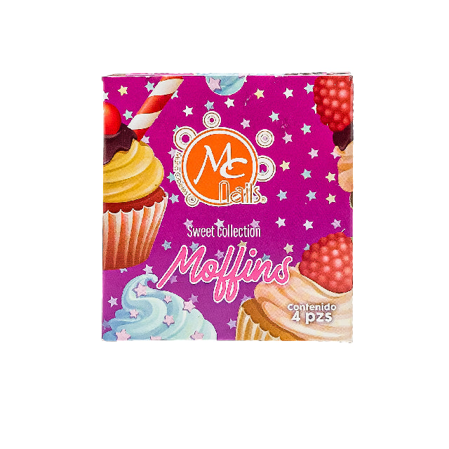 Acrilicos Mc Nails Coleccion Moffins 4Pza Mcca054