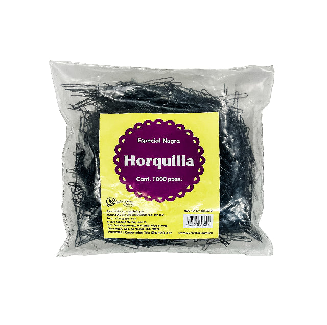Horquilla Universo Especial 1000Pza Negro