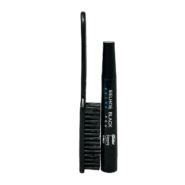 Combo Plumon Beard Pencil Filler Black Y Cepillo Eelhoe