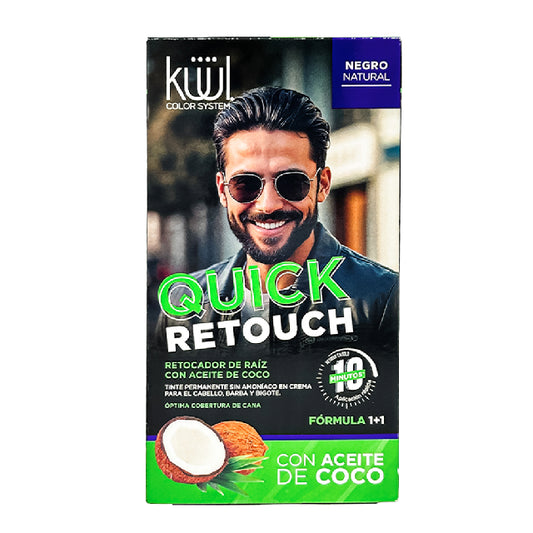 Tinte Kuul Quick Retouch Negro Natural 10 Minutos