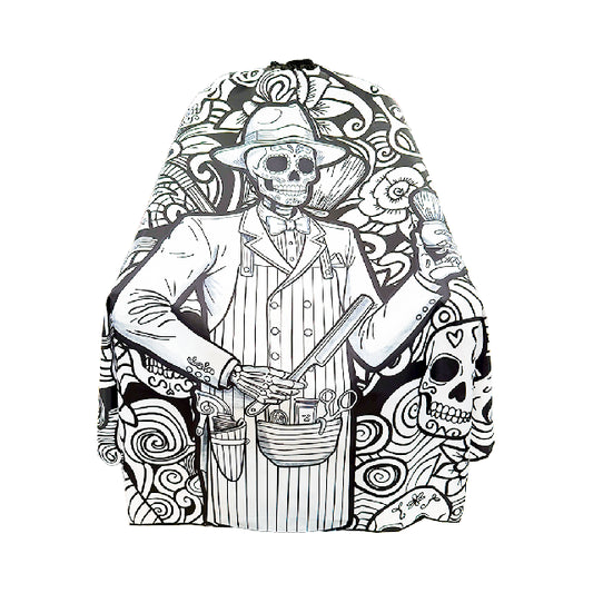 Capa Beauty B Premium Barbero Calavera 153695