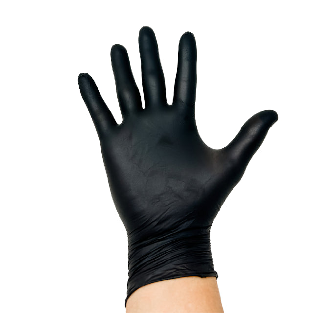 Caja Guante Uniseal Nitrilo Negro Grande 100Pza