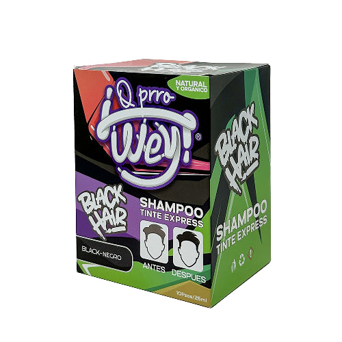 Caja Tintes Q Prro Wey Black Hair 10Pza