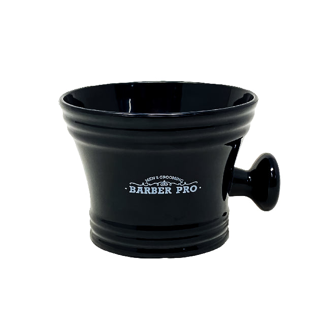 Taza Afeitar Lobo Barber Pro Negra Mango 1798-00