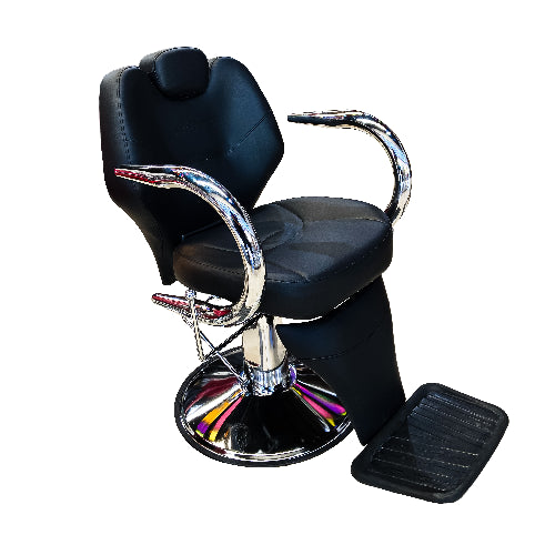 Silla Xiird Obsidiana Brazos Metal Negro 141723 A