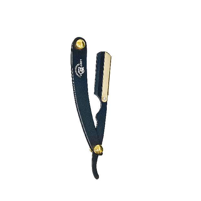 Portanavajas Lobo Acero Negro Lomo Dorado 1785-00