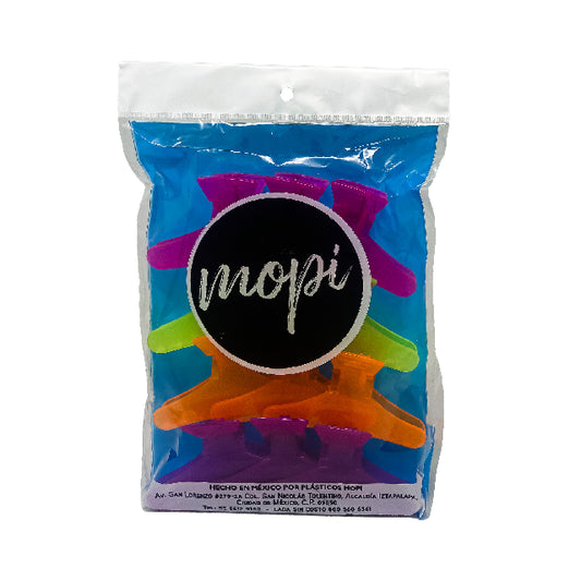 Pinza Mariposa Mopi Colores 12Pza Emp 12