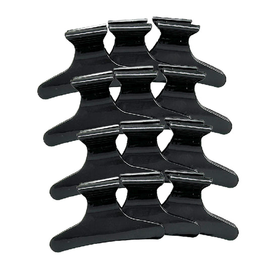 Pinza Mariposa Maxcare Negra 12Pza