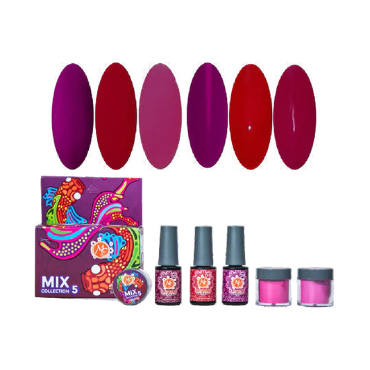 Combo Mc Nails Mix Collection #5 6Pza Mcmc005