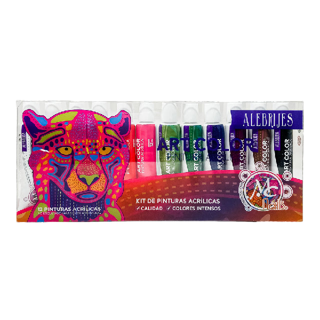 Combo Pinturas Acrilicas Mc Nails 12Pza Mcpm002