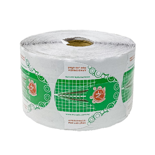 Forma Escultural Mc Nails Rollo Verde 500Pza Mcrfec