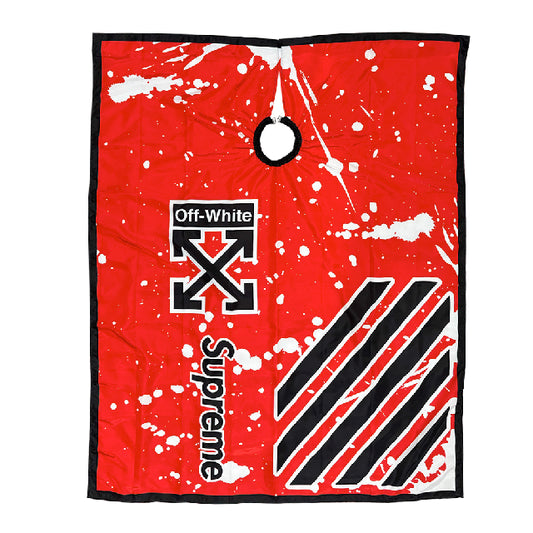 Capa Beauty B Premium Off White Negro Fondo Rojo 153472