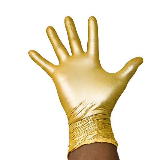 Caja Guante Uniseal Nitrilo Oro Chico 100Pza