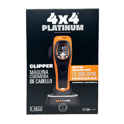 Clipper 4X4 Platinum Motor Magnetico 10,000 Rpm Naranja