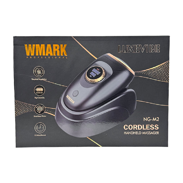 Masajeador Wmark Negro Dorado Ng-M2 Emp 10