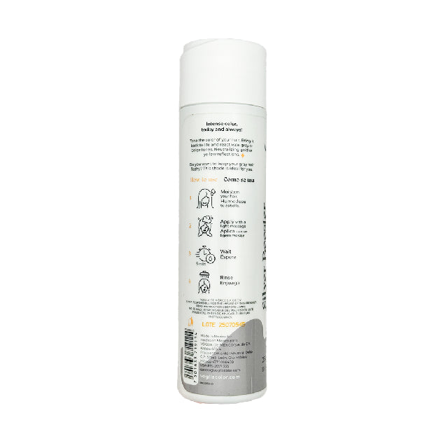 Matizador Voglia Plata Silver Booster Yuca Shampoo 250Ml
