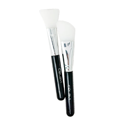 Combo Brochas Silicon Faciales Celavi Negro Plata 40350