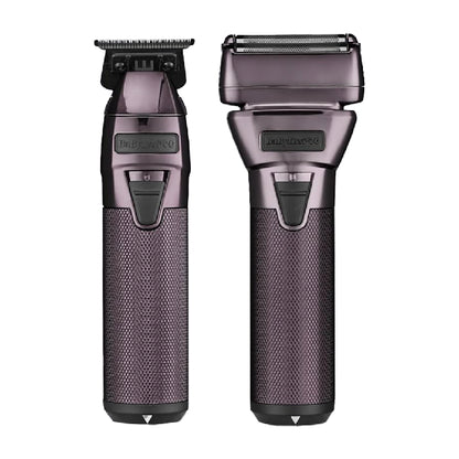 Combo Babyliss Fxone Shaver Y Skeleton Morado + Cargador Con 2 Baterias