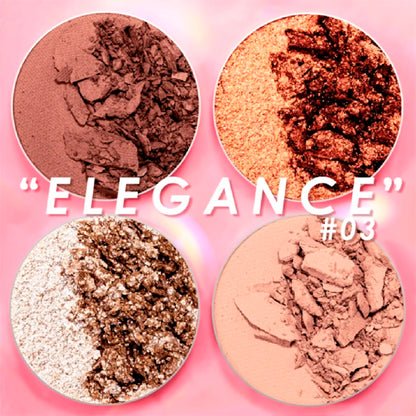 Sombras Pink Up Cuarteto Intensity Glam 03 Elegance