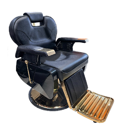 Sillon Roma Negro Con Dorado Hz8701h