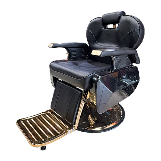 Sillon Roma Negro Con Dorado Hz8701h