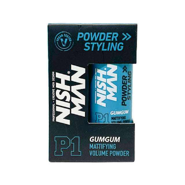 Polvo Voluminizador Nish Man P1 GumGum AZUL 20g Emp48