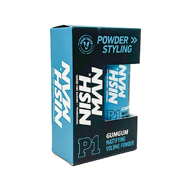 Polvo Voluminizador Nish Man P1 GumGum AZUL 20g Emp48