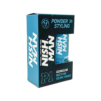 Polvo Voluminizador Nish Man P1 GumGum AZUL 20g Emp48