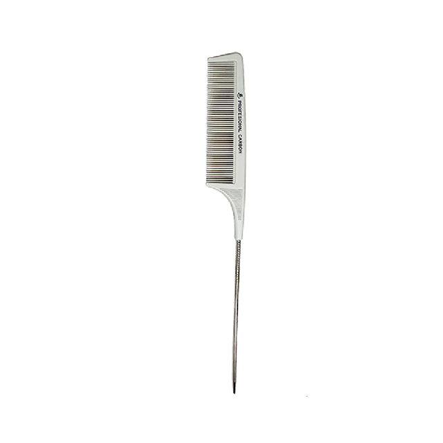 Peine Lobo Ceramica Carbon Colita Metal 23Cm Blanco Pe-73839