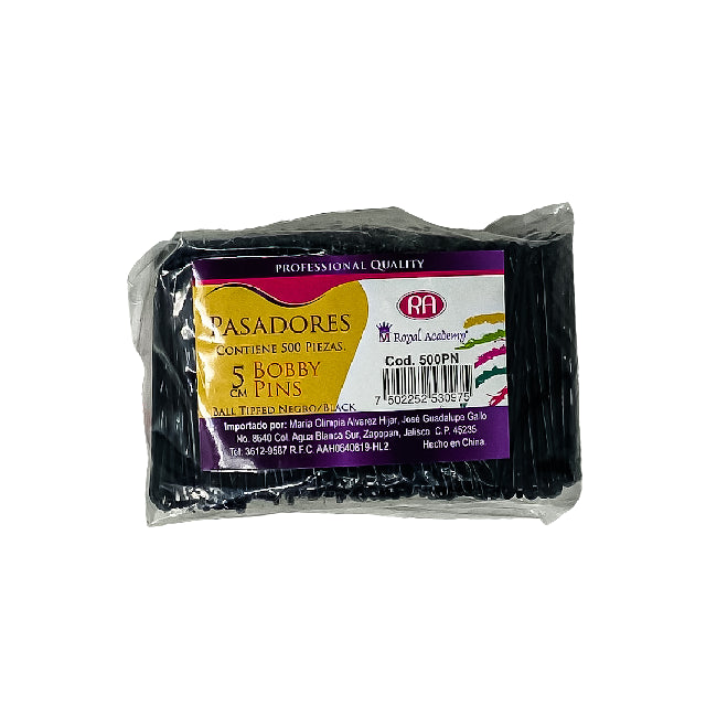 Pasador Royal Academy 2" 500Pz Negro