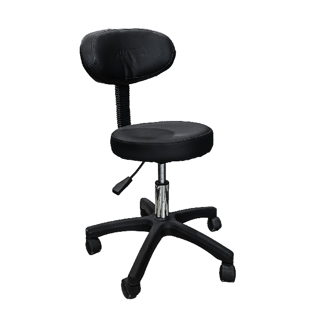 Silla Xiird Neumatica Con Respaldo Negra Mss