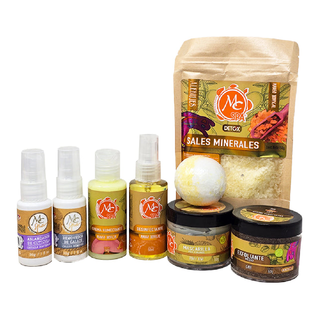 Combo Mc Spa Manicure Pedicure Mango Tropical 8Pza