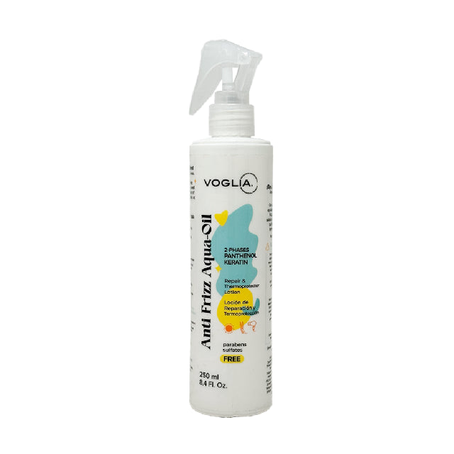 Tratamiento Voglia Dos Fases Anti Frizz Aqua-Oil 250Ml