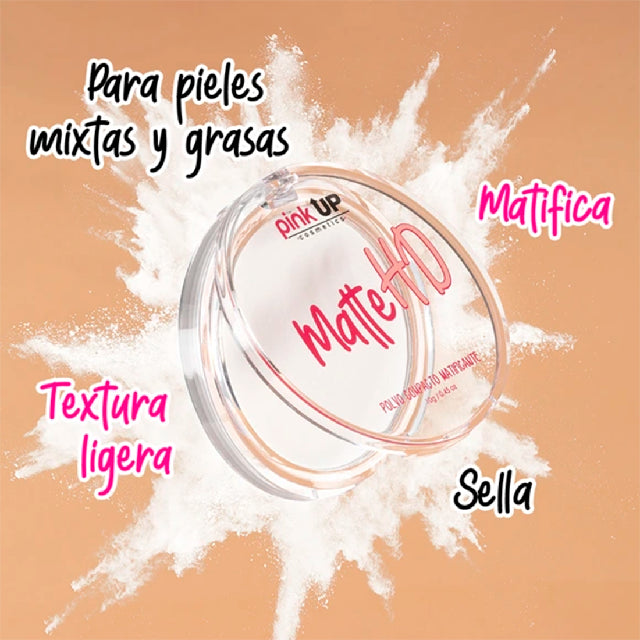 Polvo Translucido Pink Up Matte Hd Pkhd