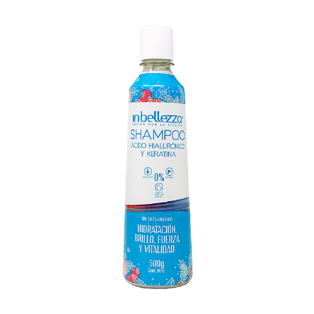 Shampoo In Belleza Acido Hialuronico Y Keratina 500G Emp 12